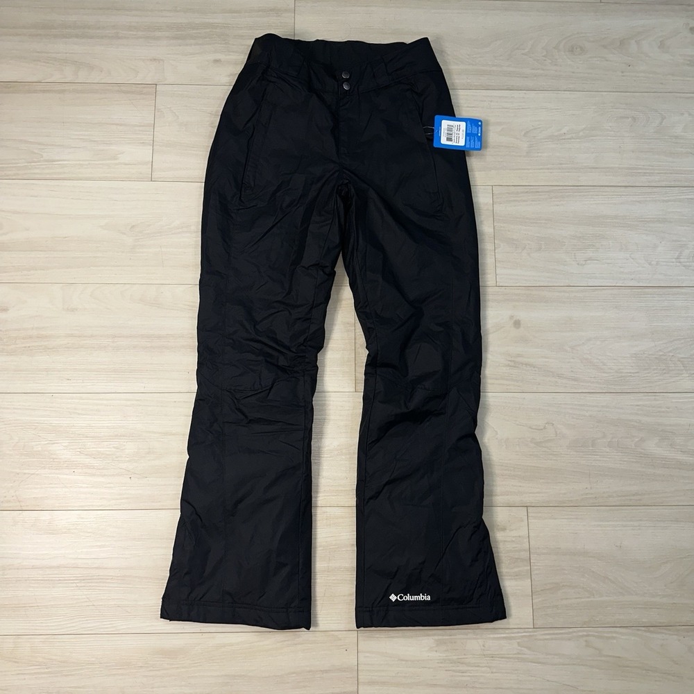 Columbia Snow Pants Youth Size Medium Black Outgrown Insulated Snowboard Ski NEW - Picture 4 of 9